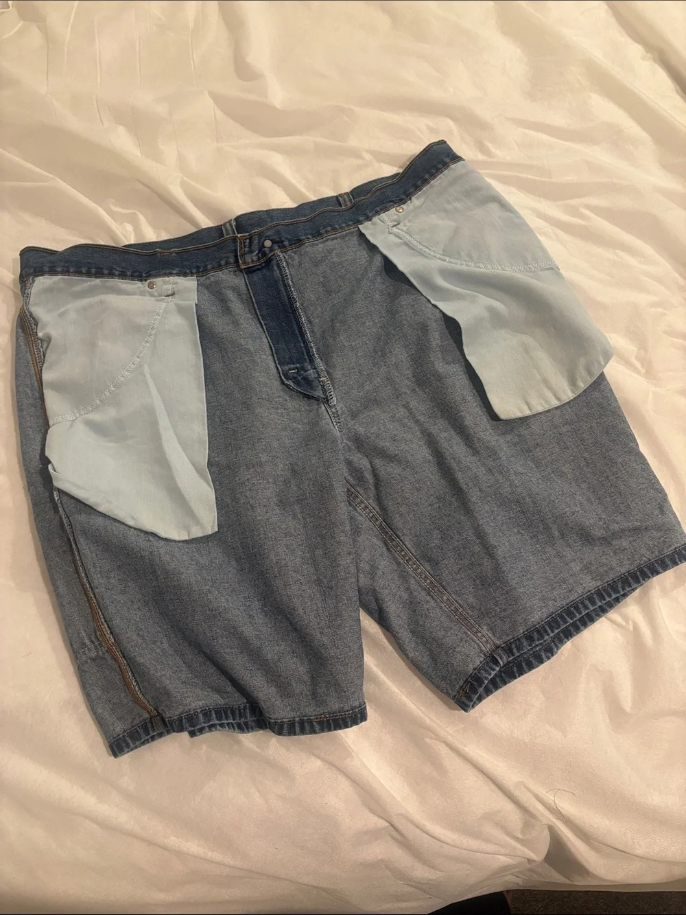 Faded Glory Classic Dark Blue Denim Shorts